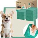 Gardner Pet Puppy Pee Pads Large 18"x24", 50 Count, Dog Pee Pads with Adhesive Sticky Tape, Max Absorbency, Leak Prevention Disposable Training Bed Pad for Doggie, Cats, Rabbits, Crate/Cage