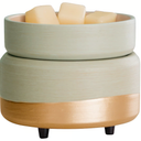 CANDLE WARMERS ETC 2-in-1 Candle and Fragrance Warmer for Warming Scented Candles or Wax Melts and Tarts with to Freshen Room, Midas