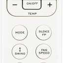 RG36B/BGE RG36F/BGEF RG36C/BGE Replace AC Remote Controller Compatible with Midea/ComfortStar/Frigidaire/Cooper&Hunter Air Conditioner RG36A/BGCEF RG36C/BGE RG36A/BGCEF-AR3 RG36A/BGCEF-EC RG36A/BGE