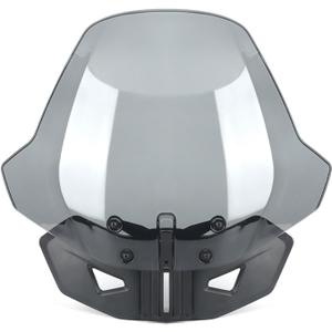 Adjustable 3 inches Front Windshield for Can-Am Ryker 600 900 Sport Rally Edition 900 ACE 2019-2023 All Models, Front Wind Deflectors Motorcycle Accessories 150% Larger Wind Shield