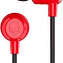 Skullcandy Jib Wired Earbuds with 3.5mm AUX Plug, Noise Isolating Fit, In-Line Microphone Call and Track Control, Convenient for Travel - Red
