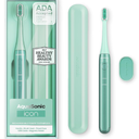 Aquasonic Icon ADAAccepted Rechargeable Toothbrush | Magnetic Holder & Slim Travel Case |  Modes & Smart Timers | Gentle MicroVibrations (Mint)