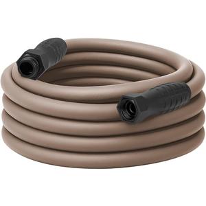 Flexzilla Colors SwivelGrip Garden Hose 5/8 in. x 50 ft., Lightweight All-Weather Water Hose, Durable and Flexible, Leak-Free Connections, Brown Mulch
