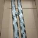 10 Pairs of 22 Inch Hardware 3-Section Full Extension Ball Bearing Side Mount Drawer Slides,100 LB Capacity Drawer Slide (Zinc Plated)