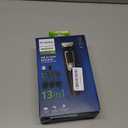 Philips Norelco Multigroom All-in-One Trimmer with 13 Pieces All-in-one Trimmer 9-in-1 MG3740 (Chrome/Black)