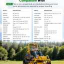 ELITEWILL Mower Chute Blocker for Zero Turn, Quick Flip Grass Flap