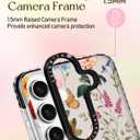 Cute Case for Samsung Galaxy A16 for Women Girls - Funny Retro Flower Design Compatible with Magsafe Magnetic Ring Holder Kickstand Fashion TPU Phone Covers