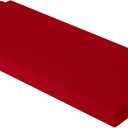 idee-home Outdoor Bench Cushion Waterproof, Bench Cushions for Outdoor Furniture, Patio Porch Swing Replacement Seat Pad with Ties for Garden Backyard, 45 x 18 Inch Red
