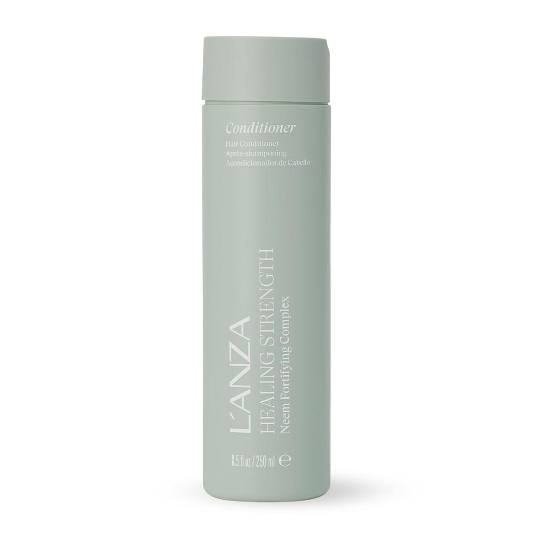 L'ANZA Healing Strength Conditioner, Anti Aging Daily Conditioner, Strengthens & Repairs Damaged Hair, Moisturizes, Detangles, Adds Shine, Color Safe, Anti-Humidity, Sulfate Free (8.5 oz.)