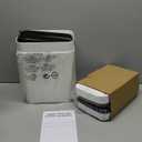 2 Pack 2.7 Gal Bathroom Trash Can with Lid, Automatic Trash Can Small Smart Garbage Can Touchless, Slim Motion Sensor Waterproof Plastic Trash Bins for Bedroom Office Kitchen Toilet (White)