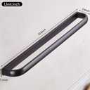 WINCASE Bronze Towel Bar, Oil Rubbed Hand Towel Holder 24 Inch, Bathroom Towel Rack Rod Wall Mount Screw in