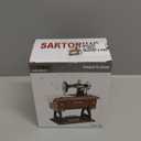 Sewing-Machine-Music-Box-Vintage-Hand-Cranked-Mechanism Mini Musical Retro Classical Table Desk Decoration with Greeting Card