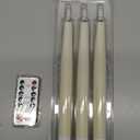 GenSwin Flameless Taper Candles with Remote Timer, Real Wax LED Flickering Candlesticks Battery Operated 3D Wick for Wedding, Party, Home(Ivory, 9.84", Set of 3)