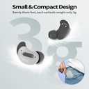 Sleep Earbuds, Mini ANC Wireless Earbuds Bluetooth 5.4 Headphones Deep Bass Stereo, 48H Playtime Ear Buds, 4 ENC Noise Cancelling Mic, In Ear IP7 Waterproof Earphones for Side Sleepers,Touch Control