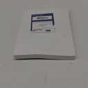 8.5" x 11" Blank White Perforated Cardstock Paper - 2 Per Sheet Breaks to 5.5" x 8.5" - Inkjet/Laser Printable - for Postcards, Flash Cards, Index Cards - 100 Sheets / 200 Cards