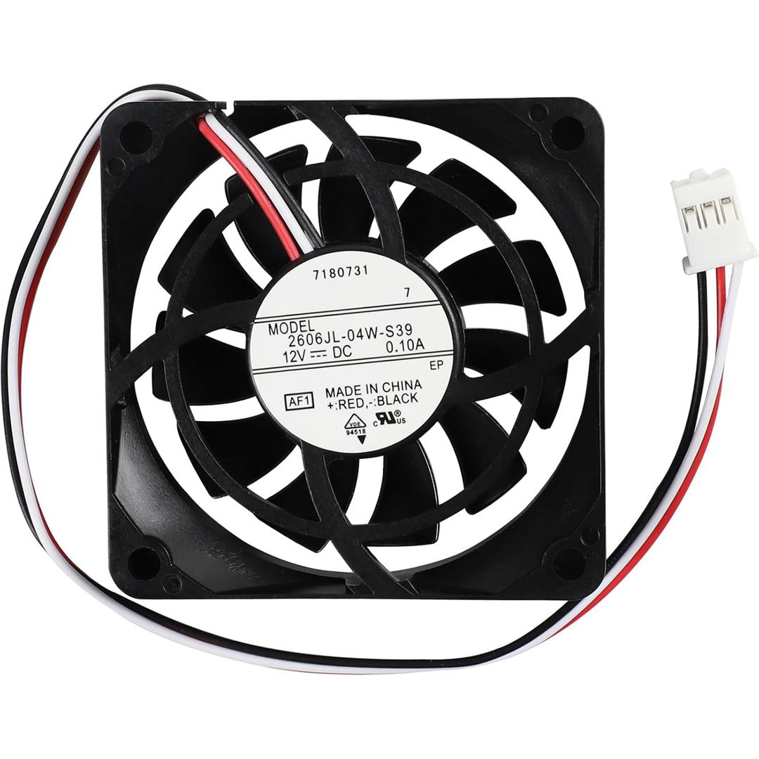 DA31-00070E 2606JL-04W-S39 Refrigerator ice Make Fan Motor Compatible with for Samsung Refrigerator Cooling Fan Motor, Replaces U66R12MS1AB-52K09 06615JS-12L-BT AP5621005 PS4138334 3516332 EAP4138334