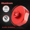 Aluminum Trailer Axle Hub Oil Bath Cap Wrench Compatible with Dexter 9K 10K General Duty Axle Fits Drum Number 8-415 (After July 2009), 8-430 (After April 2013)