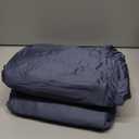 ZonLi Cooling Fitted Sheets,100% Rayon Derived from Bamboo Cooling Fitted Sheet Queen Size for Hot Sleeper, Deep Pocket Up to 21", Soft Bed Sheets, Hotel Silky Bedding Set,Blue Ashes