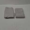 PHF 100% Cotton Waffle Weave Euro Shams 26" x 26", No Filling, 2 Pack Elegant Home Decorative Euro Throw Pillow Covers for Bed Couch Sofa, Light Grey