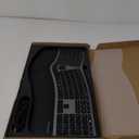 Wired Ergonomic Split Keyboard 7 Color Backlit Wrist Rest Full Size Numpad USB-A & Type-C Win/Mac