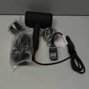 slopehill Professional Ionic Hair Dryer, Powerful 1800W Fast Drying Low Noise Blow Dryer with 2 Concentrator Nozzle 1 Diffuser Attachments for Home Salon Travel (Black)