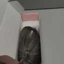 SEIKEA Hair Toppers for Women Real Human Hair, 10" Clip in Bangs Hand-tied Base 1.4 * 2.2inch Natural Realistic with Thinning Hair with Wispy Bangs Dark Gray