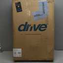 Drive Medical 10210-1 2-Button Folding Walker with Wheels, Rolling Walker, Front Wheel Walker, Lightweight Walkers for Seniors and Adults Weighing Up To 350 Pounds, Adjustable Height, Silver