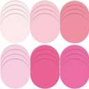 Lincia 24 Pack Colorful Erase Dots Circles 10.5 Inch Removable Vinyl Spot Dry Erase Desktop Writing Spots Set for 100th Day of School Classroom Table Teacher Students Home Desk Wall (Pink Colors)