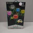 5 x Bytech 5-Pack Solar Powered Tulip Stake