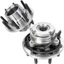 2Pcs 515020 Front Wheel Bearing Hub Assembly Fit for Ford F250 Super Duty / F350 Super Duty 1999 2000 2001 2002 2003 2004, Excursion 2000-2002,4WD Only, w/ABS, 8 Lug