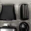 Cordless Foil Shaver for Men: Dual Replacement Heads (Foil + Trimmer), High-Speed 6000RPM,USB-C Rechargeable, IPX6 Waterproof Battery Display & Travel-Friendly/Home Use