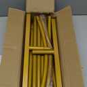 VibeHaven 7.2FT Gold Arch Backdrop Stand with 2 Water Bag, Wedding Arch Frame for Balloons/Flowers/Baby Shower/Birthday, Sturdy Metal Backdrop Stand for Indoor/Outdoor Weddings/Ceremonies