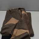 Astylish Women 2025 Open Front Long Sleeve Cardigan Casual Knit Sweaters Color Block Fall Outfits with Pockets XXL