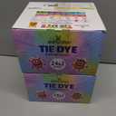 2 x 24 Colors Tie Dye Kit, Tie Dye Set for Kids, Pre-Filled Bottles, Non Toxic Permanent Fabric Dye Art Set, Easy DIY Fabric Art - Create Fun (24 Colors)