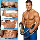 ReeRaa Twister Arm Trainer,Arm Trainer for Men, Adjustable Chest Workout Equipment,Chest Trainer, Shoulder Muscle Training,Wrist & Forearm Strengtheners, Portable Home Fitness Equipment