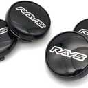 4pcs Car Wheel Hubcaps Wheel Center Cover Fit for Rays TE37 RE30 CE28n Outer Diameter 65mm (2.56 inch), Inner Diameter 60mm (2.36 inch) (Color-D)