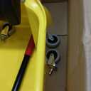 Rubbermaid Commercial Products 31 QT Tandem Mop Bucket and Wringer Combo on Wheels, Yellow, for Floor Cleaning/Wet Mopping