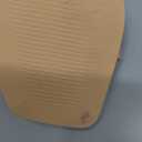 Carcuume Womens Kitten Heels Square Toe Thong Strappy Ankle Strap Stiletto Heel Sandals (6.5, Nude Pu)