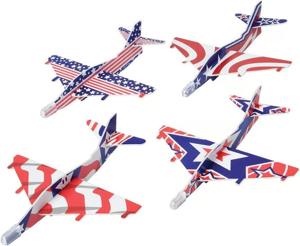 US Toy Patriotic Gliders (Pack of 12)