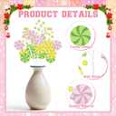 3 x 6 Pcs Pastel Christmas Tree Ball Picks 14.9 Inch Macaron Color Balls Ornaments for Christmas Tree Topper Xmas New Year Winter Holiday Wedding Home Decorations