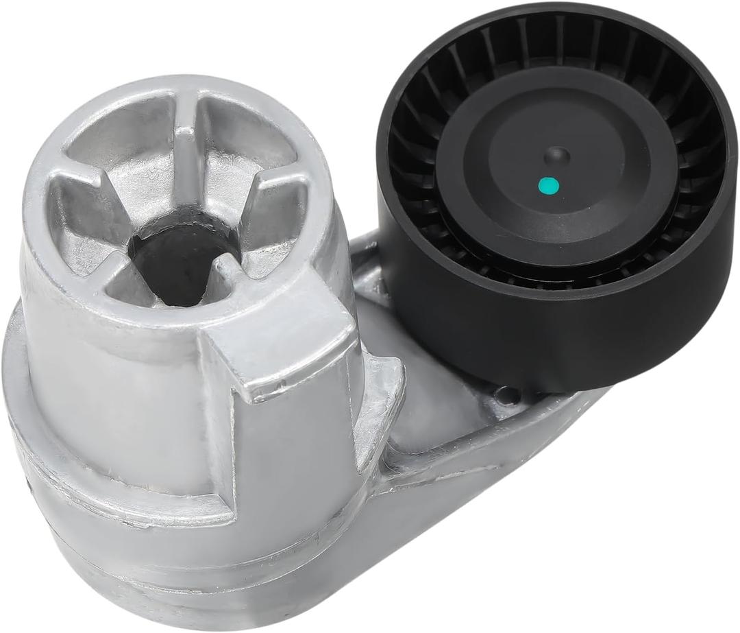ISINSWIFT Belt Tensioner Assembly with Pulley Fit for BMW X3 11-17, X5 11-18, X6 08-19, 335i 14-15, 535i 11-16 L 6 3.0L, Engine Code N55, Replace# 11288604266, 7599097