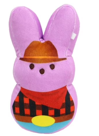 2 x Peeps Dress Up Builder Easter, Dress Up Police Easter, Cowboy Easter Plush, 5.75 in