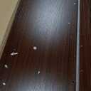 4763 Extendable Round Dining Table for 48 with Dust-Proof 2-Tier Storage Shelf Space Saving Expandable Wood Oval Circle Dinner Furniture with Pedestal Base (Black) (Brown)