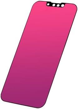 EGKimBa Privacy Screen Protector Compatible with iPhone 13 Mini, 5.4 inch Gradient Colorful Electroplated Anti-Spy Anti-Blue Light Tempered Glass