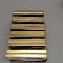 LaVie Home 4x4 Picture Frames (12 Pack, Gold) Simple Designed Photo Frame with High Definition Glass for Wall Mount & Table Top Display, Set of 12 Classic Collection