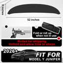 BestEvMod Dashboard Cover Mat Compatible with 2026 2025 Refreshed Tesla Model Y Juniper Accessories No Glare Dashboard Pad Dash Mat Sunshade Anti-Glare and Sun Protection Custom Fit