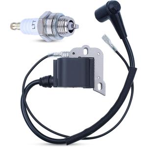 503901401 Ignition Coil for Husqvarna 51 55 61 66 257 261 262 266 268 272 Chainsaw Compatible with Jonsered 2054 EPA 2055 2095 with L7T Spark Plug