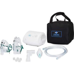 Nebulizer Machine for Adults Kids,Portable Nebulizer, Jet Nebulizers Personal Steam Inhaler Cool Mist Compressor System Truneb Carry Bag