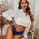 Avidlove Women Lace Panties Sexy Underwear Briefs Thongs V-Shape Waistband Tanga Sexy Cheeky Panties (XL)