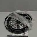 Linpla 5-Pack Decent Metal Plant Stands, Heavy Duty Flower Pot Stands for Multiple Plant, Anti-Rust Iron Plant Pot Shelf, Decoration Racks for Home Indoor and Outdoor (5 Pack Black)